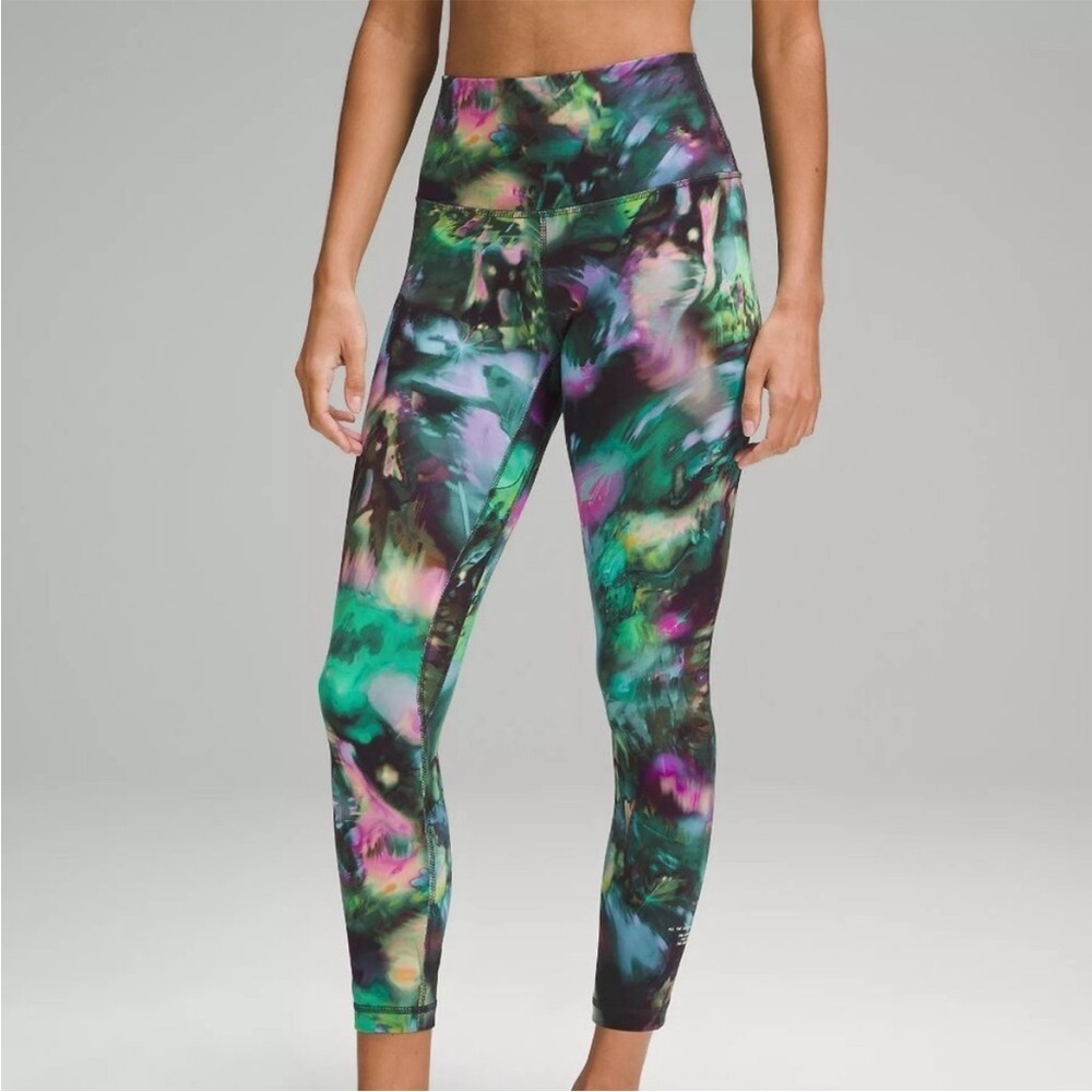 Lululemon Align HR Pant 25" Pride Discotheque Multi size 4 rare discontinued